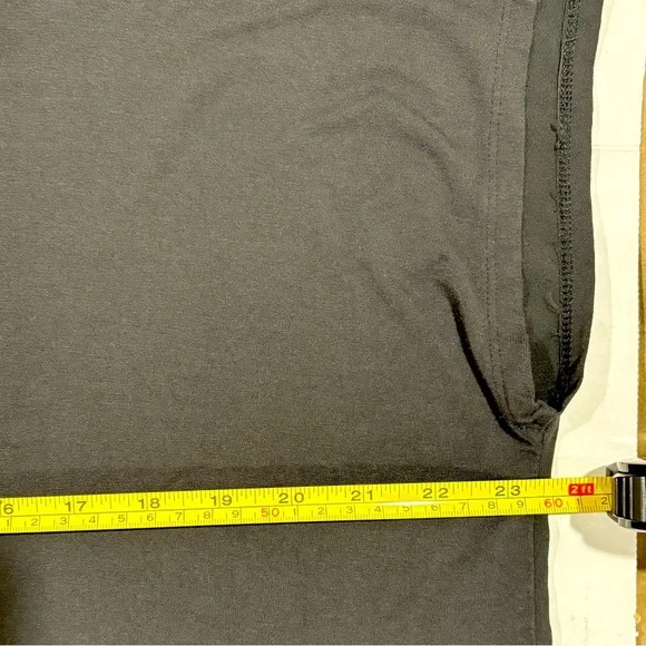 Chicos by Chicos V-Neck High Low Black Oversized Knit Blouse Women’s Sz 3 - Picture 4 of 7